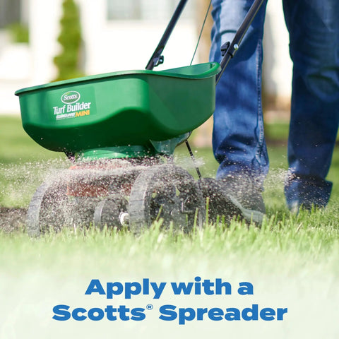 All Season Crabgrass And Grassy Weed Preventer For Lawns Pre Emergent Weed Control That Stops Chickweed And More application with spreader