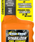 Stabilizer Plus Fuel Stabilizer And Corrosion Protection For Storage Treats 40 Gallons Of Gas Eight Ounce Bottle
