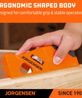 Shop Tough O1 Steel Chamfer Plane With Four Swappable Corner Edging Cutters For Buttery Smooth Wood Trimming And Top Shelf Detail Finishes Plus Dead Easy Built In Storage Keeps Your Garage Gear Tidy And Ready For Any Big Weekend Build, ergonomic design for comfortable grip.