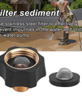 Filter sediment feature of Garden Hose To Pressure Washer Adapter Three Quarter Inch Female To Three Eighth Inch Male Inlet Fitting