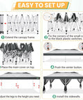 Step-by-step setup instructions for 10x20 Pop Up Gazebo With Mosquito Netting Sidewalls No Tools Needed One Push Easy Up Canopy.