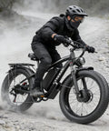 Rider on Beast 6000W Dual Motor Ebike for Adults with 52V 34Ah Battery 45 MPH Top Speed Up to 100 Mile Range 24 Inch Fat Tire