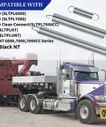 Fifth Wheel Spring Kit For Fontaine No Slack NT Series with springs and towing truck image.