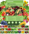 Packaging of Huge 15000 Seeds Non GMO Heirloom Seed Kit For Hydroponic Indoor And Outdoor Growers with various vegetables displayed