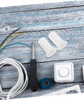 Awesome LIFKOME Silicone Wall Hole Plugs Cover Grommets For Cable Routing With Easy Install Antenna Protectors Keep Wiring Super Neat And Tidy Like A Pro. white silicone cable grommets with wires and tools on wood surface