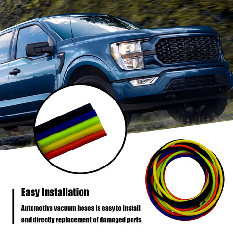 Get Your Ford F-150 Rolling Smooth Again With This Durable 5 Piece Vacuum Line Kit Perfect For 1992 to 1996 Models Equipped With The Rock Solid 305 Watt Three Hundred And Five W Engines Or The Mighty Five Point Eight Five Point Zero Litre Powerhouse That. 5-piece rubber vacuum hose kit with multicolor lines for Ford F-150