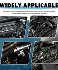 Engine bays featuring Pro Grade Silicone Vacuum Hose Kit For Auto Repairs With Six Diameters From One Eighth To Three Eighths Inch 64 Nylon Fittings