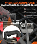 Portable 1400W Hydraulic Electric Rebar Cutter, 7/8 Inch Heavy Duty Steel Bar Nipper For Construction Sites with ergonomic handle design.