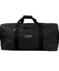 Black Heavy Duty 110L 30 Inch Duffel Bag For Cargo Gear Made From Water Resistant Polyester With End Handles For Easy Team Lifts