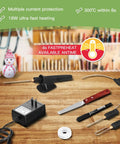 6 In 1 Foam Cutter Kit With 22W Transformer And Digital Voltage Controller displayed with tools and accessories