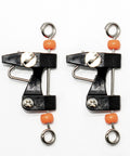Outrigger Release Clips Set Of 2 With Adjustable Tension For Downriggers And Kite Fishing Stainless Steel Construction With High Visibility Beads