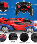 High Speed 1 To 18 Scale Remote Control Car For Kids With Bright LED Lights Realistic Drift Racing Toy With Easy Controller