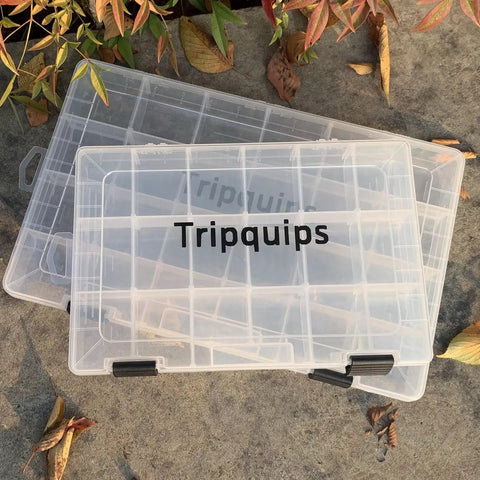 Durable 3600 Tackle Trays With Adjustable Removable Dividers BPA Free Plastic Fishing Storage Organizer Box Pack Of 4