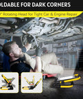High Bright 10000LM LED Work Light Portable Flood Light with Five Foot Cord used in car engine repair