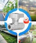 Swess DN10 Ball Valve Pressure Washer, 3/8" Stainless Steel Quick Connect Shut Off Valve shown with various water applications