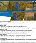 Image of Heavy Duty Fence Wire Tightener Weighs 6.8 Lb for quick repairs of slack fence wire with visible iron build in use.