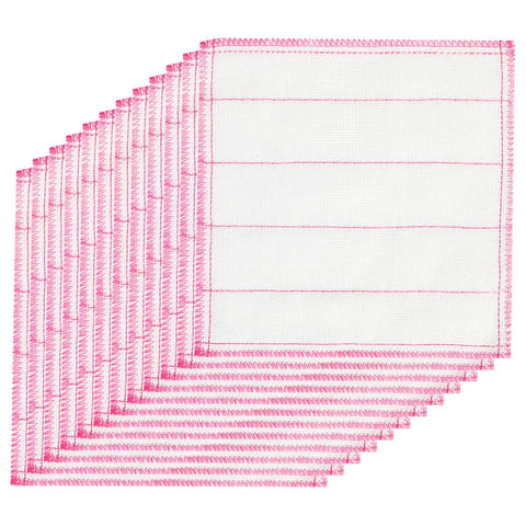 12 Piece 8 Layer Cotton Gauze Cleaning Cloths Highly Absorbent Reusable Multi Purpose Towels For Kitchen Bathroom Car Wash And Garage Use