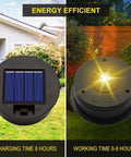 Six Pack Solar Light Replacement Tops For Outdoor Lanterns Top 3.31 Inches Bottom 2.83 Inches 7 Lumens Waterproof Lantern Lids