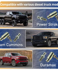 Throttle Disconnect Quick Release Ball Joint Set Two Pack Built For Easy Engine Bay Servicing, Hardcore Steel With Cadmium Plating, Corrosion Resistant, High Temp Durable Auto Part For Fast Maintenance, compatible with diesel trucks