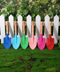 30 Piece Mini Garden Shovel Set Colorful Metal Tools With Wooden Handles For Planting Digging Beach Shovels And Soil Work Great For Kids And Gardeners