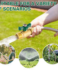 Full Flow Garden Hose Shut Off Valve Heavy Duty 3/4 Inch Brass Ball Valve With 360 Degree Swivel Joint used in garden watering