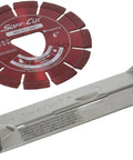 6 Inch Soff Cut Ultra Early Entry Diamond Blade For Concrete And Masonry XL6 3000 Series with base plate for precise cuts