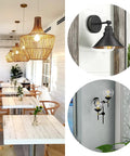 Dimmable Edison LED Filament Bulb 4W 470 Lumens illuminating a vintage-style cafe with chandeliers and wall sconces.