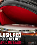 Top Tier 14 X 8 Inch Snare Drum Gig Bag With Hella Durable 1000D Nylon Armor For Keeping Your Kit Solid On The Road Featuring plush red micro-velvet fabric interior.