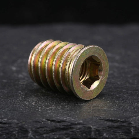 Top Tier Wood Threaded Insert Nuts With Hex Drive For Easy Furniture Repair And Solid Metal Inserts Perfect For Any Wood Project You Got, steel