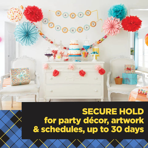 Legit Wall Safe Tape With Smooth Hold Go To Removable Rolls For Hanging Frames And Wall Decor Easy Peasy Peel And Stick Zero Damage Promise Two Mega Refills Inside on decorated wall.