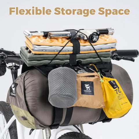 Bike Handlebar Harness For Bikepacking With Front Rack System And Flexible Mounting Options Big Capacity Fits Dry Bags