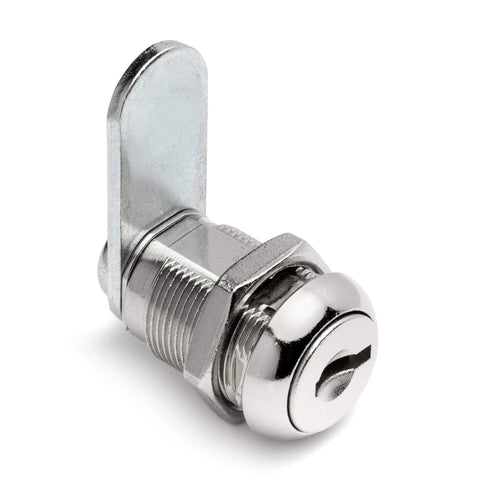 7/8 Inch Disc Tumbler Cam Lock Chrome Finish Keyed Alike 4 Pack With 2 Keys Keycode 644 One And A Quarter Inch Cam