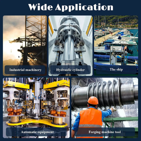 6mm Inside Diameter Rod End Bearing M6 1.0 Female SI6TK 4 Pack Heavy Duty High Load Carbon Steel Body White Galvanized Copper Gasket Hardened Bearing Steel Ball Joint For Low Noise Precision And Long Life used in industrial machinery, hydraulic cylinder, ship, automation and forging equipment