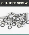 DIY Ready Metric Screw Set 120 Pcs M4 M5 M6 Button Head Socket Cap Screws With Nuts And Washers Stainless 304 Steel