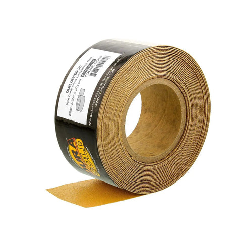 100 Grit PSA Longboard Sandpaper Roll Two And Three Quarter Inch Wide Twenty Yard Self Adhesive Stickyback Pro Grade For Woodworking And Automotive Use Aluminum Oxide Zirconia Alumina