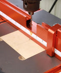 Drill Press Table With Adjustable Aluminum Fence, Flip Stop, And Replaceable Insert For 12 Inch And Larger Drills, MDF Surface