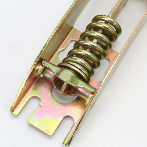 Close-up of metal spring component from Chest Freezer Hinge Replacement Spare Parts For Refrigerator And Freezer Repair DIY Friendly Easy Install