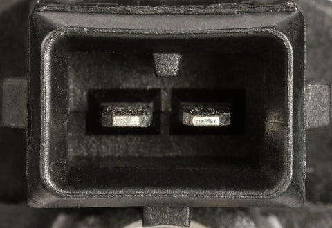 Connector for Rock Solid Electric Engine Water Pump featuring dual metal contacts for secure connection.
