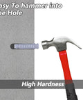 Hammer inserting 16 Pcs Concrete Wall Anchors 10x50mm Heavy Duty Plastic Anchors For TV Mount Installation into concrete wall