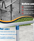 Comparison of pipe joints before and after using Pro Pipe Cutting Guide Kit For Metal Pipes With Magnetic Saddle Template Coping