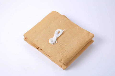 Oversized 20x20x20 Foot Triangle Sun Shade Sail For Garden And Patio Desert Sand Color Breathable Heavy Duty HDPE Weave