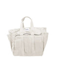 Heavy-Duty Canvas Garden Bag With 6-Inch Exterior Pockets And 11-Inch Interior Pockets, Comfortable Shoulder Strap, tool tote visible