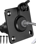 Waterproof Wall Socket Passthrough For Starlink Mini Aluminum DC 5.5x2.1mm Female Power Connector Outlet with mounting screws