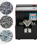 Pro Level Automatic Screw Feeder With Lcd Digital Display Five Adjustable Speeds And Dual Counting Functions For Hassle Free Hardware Sorting and visible screw types.