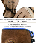 Heavy Duty Leather Work Gloves For Men And Women With Cowhide And Cotton Lined Interior Tough As Nails For Gardening Welding