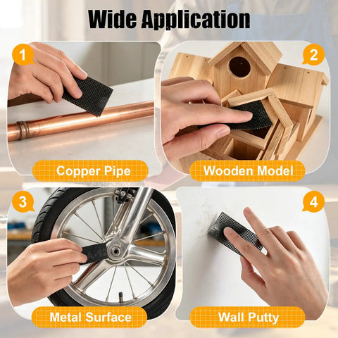 Heavy Duty Emery Cloth Roll for Copper Pipe Sanding with Premium Silicon Carbide used on copper pipe, wood model, metal, and wall putty.