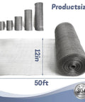12 Inch By 50 Foot Stainless Steel Wire Mesh Roll For Rodents Mice 304 Stainless Rust Resistant Flexible Knitted Double Layer Mesh For Pest Prevention Heavy Duty Durable Easy To Cut And Install, 12in x 50ft roll