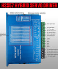 HSS57 driver controller in Nema 23 Closed Loop Stepper Motor Kit 2Nm Torque, 4.2A Current, 2-Phase Hybrid Servo Drive 76mm