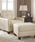 Living room armchair with ottoman featuring 4 inch wood furniture legs set of 6 square couch legs for sofa armchair dresser and sideboard replacement mid century modern durable rubber wood with hardware included.