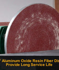 12 Inch Sanding Discs Set With 60 Pieces Grits 80 100 120 180 240 400 Aluminum Oxide Self Stick Adhesive Discs on sander